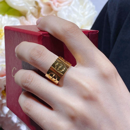 [Noble Aura jewelry]LOVE 11MM LARGE RING