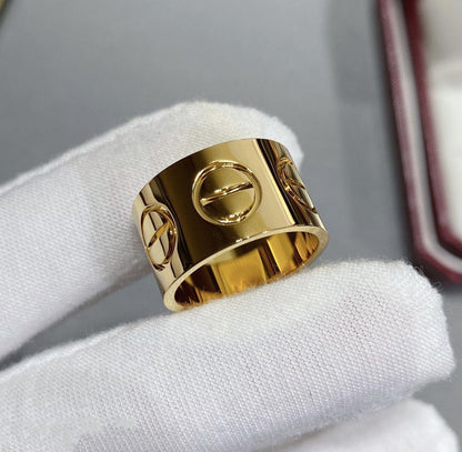 [Noble Aura jewelry]LOVE 11MM LARGE RING