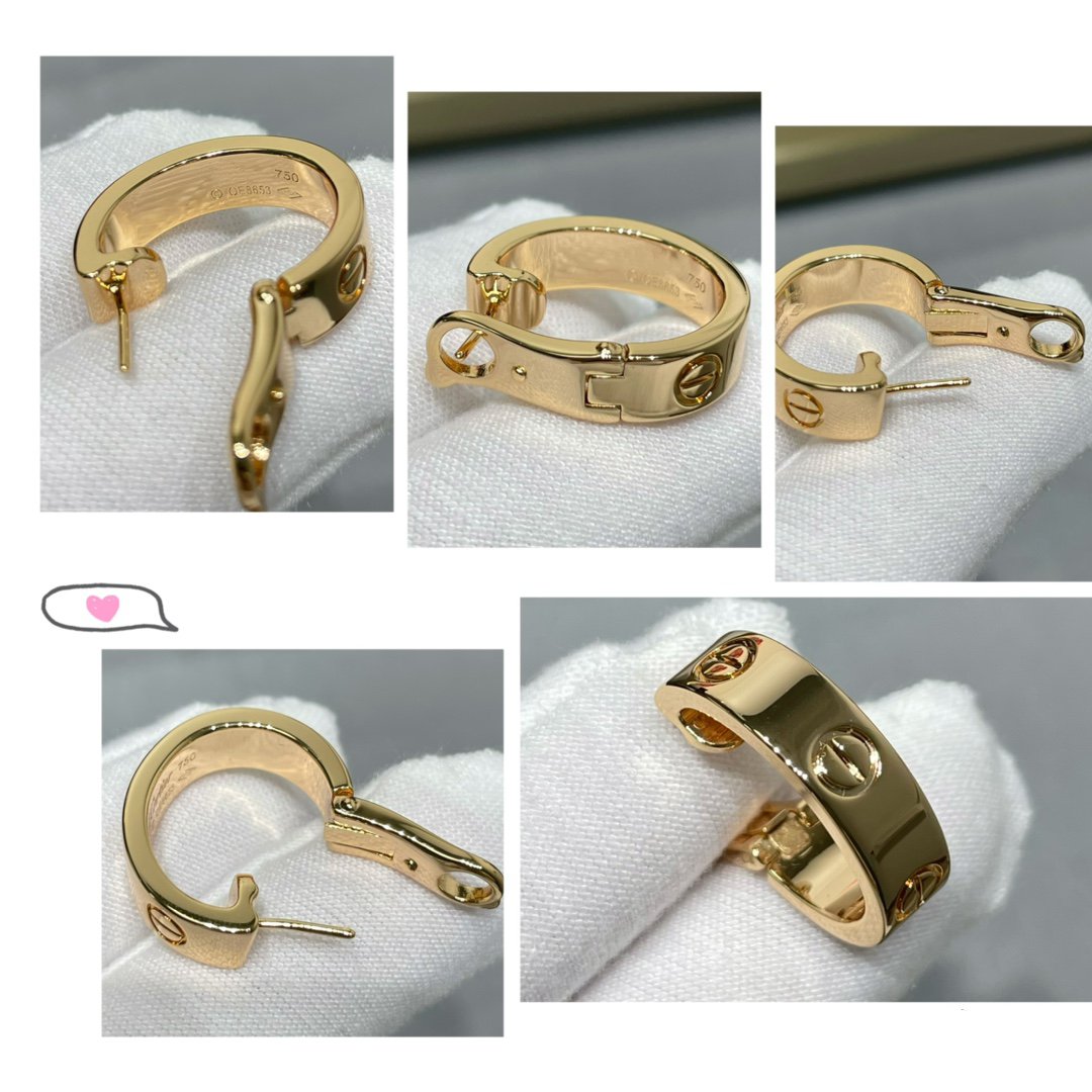 [Noble Aura jewelry]LOVE 5.5MM EARRINGS