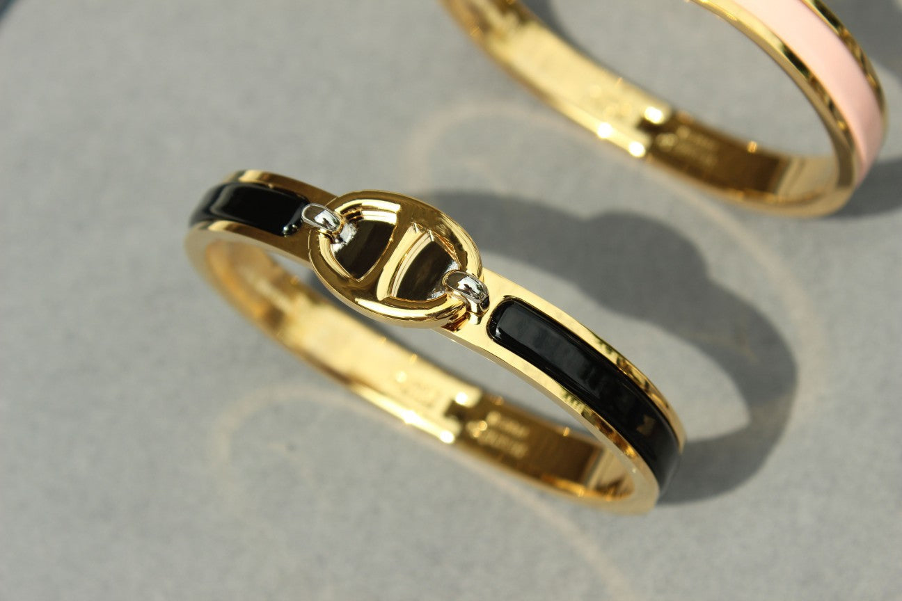 [Noble Aura jewelry]CLIC CHAINE GOLD BRACELET