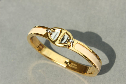 [Noble Aura jewelry]CLIC CHAINE GOLD BRACELET