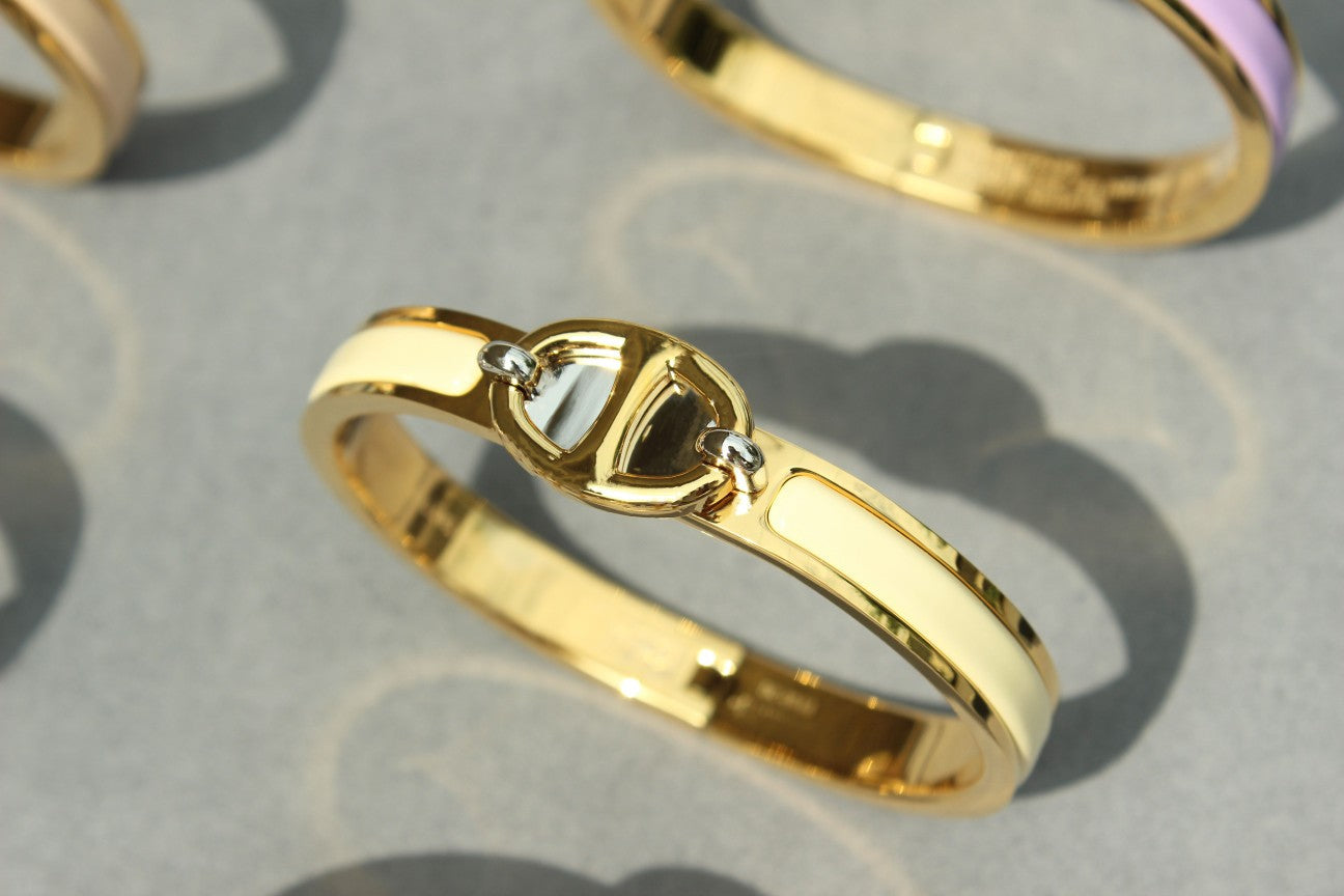 [Noble Aura jewelry]CLIC CHAINE GOLD BRACELET