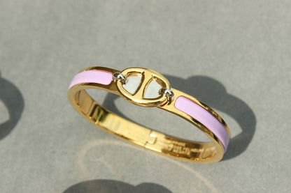 [Noble Aura jewelry]CLIC CHAINE GOLD BRACELET
