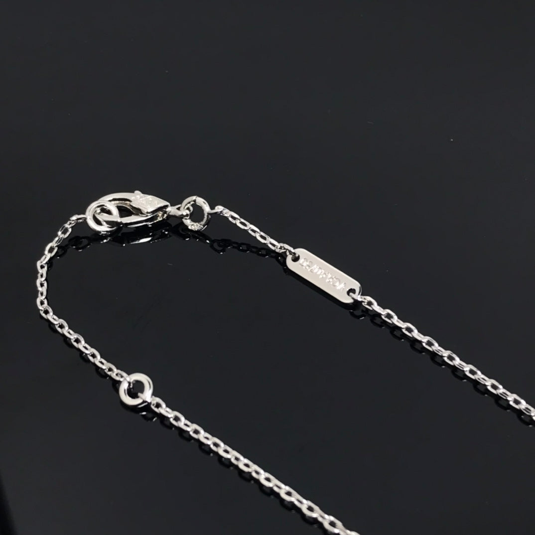 [Noble Aura jewelry]CLOVER PIETERSITE SILVER LONG NECKLACE