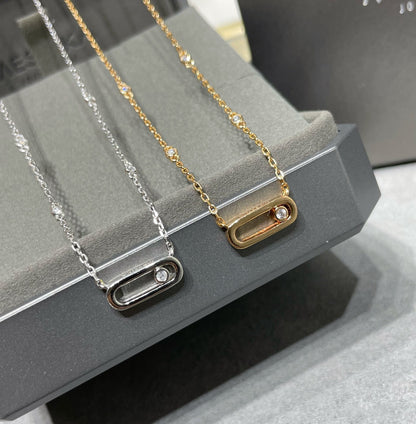 [Noble Aura jewelry]MOVE UNO DIAMOND NECKLACE