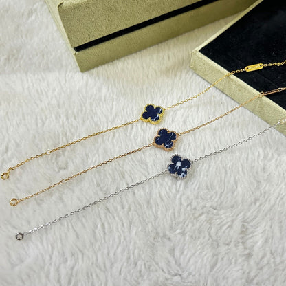 [Noble Aura jewelry]CLOVER 1 MOTIF PIETERSITE BRACELET