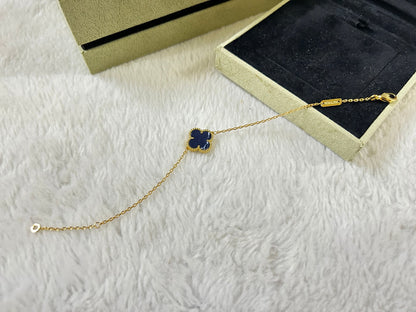 [Noble Aura jewelry]CLOVER 1 MOTIF PIETERSITE BRACELET