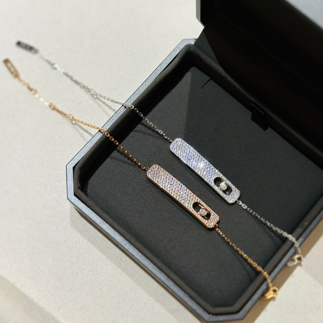 [Noble Aura jewelry]MOVE CLASSIQUE DIAMOND PAVED BRACELET