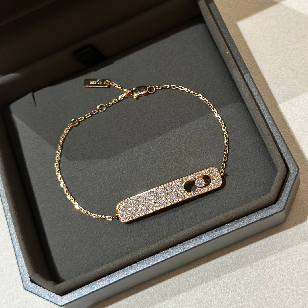 [Noble Aura jewelry]MOVE CLASSIQUE DIAMOND PAVED BRACELET