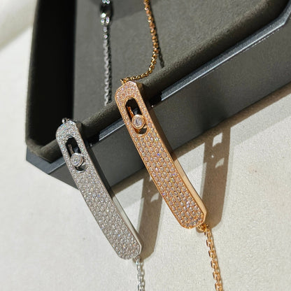 [Noble Aura jewelry]MOVE CLASSIQUE DIAMOND PAVED BRACELET