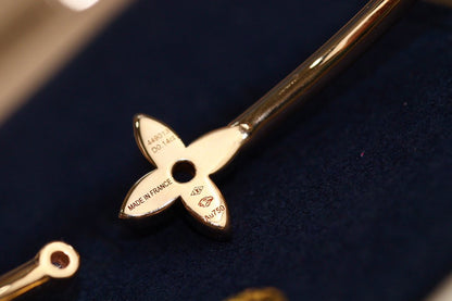 [Noble Aura jewelry]IDYLLE PINK GOLD OPEN BRACELET DIAMOND PAVED