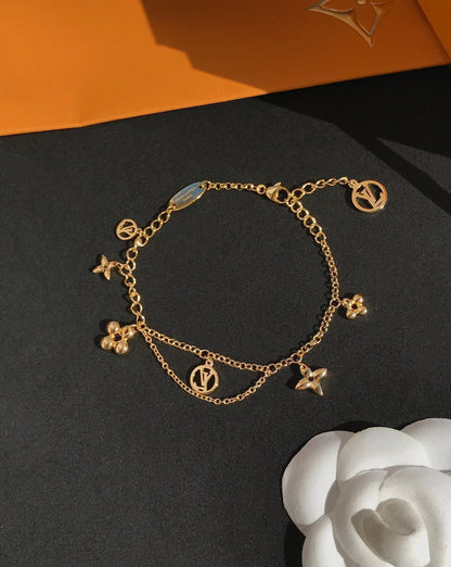 [Noble Aura jewelry]BLOOMING PINK GOLD MOP BRACELET