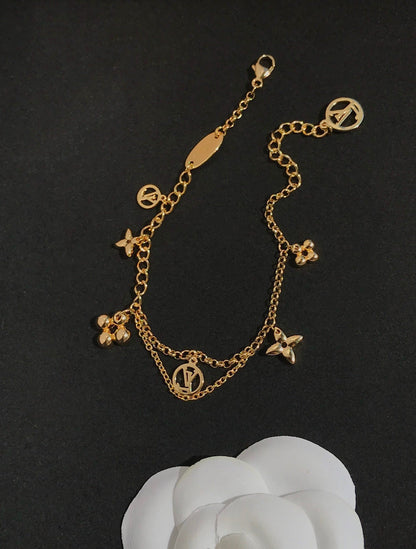 [Noble Aura jewelry]BLOOMING PINK GOLD MOP BRACELET