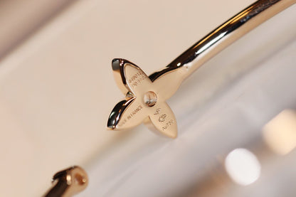 [Noble Aura jewelry]IDYLLE GOLD OPEN BRACELET DIAMOND PAVED