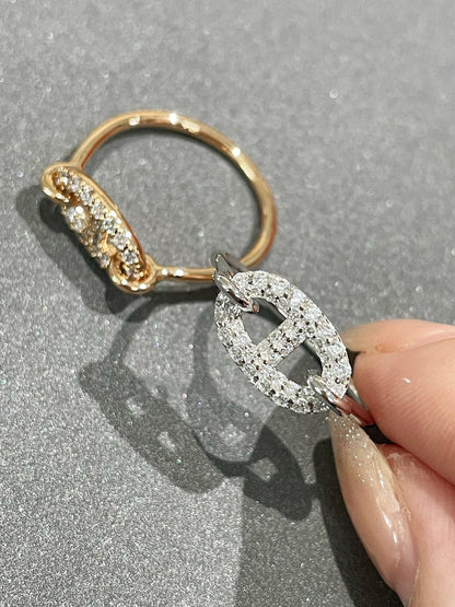 [Noble Aura jewelry]RONDE SMALL DIAMOND RING