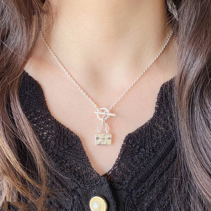 [Noble Aura jewelry]CONSTANCE PEDANT SILVER NECKLACE