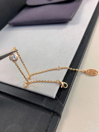 [Noble Aura jewelry]DAMOUR DIAMOND LINK BRACELET