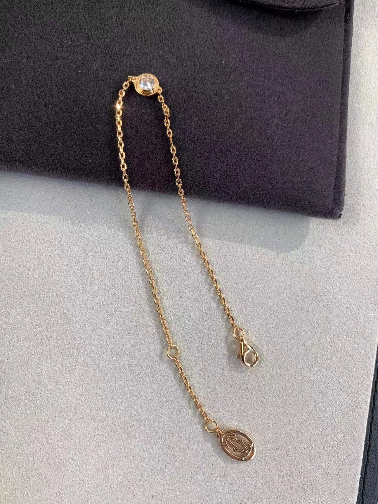 [Noble Aura jewelry]DAMOUR DIAMOND LINK BRACELET