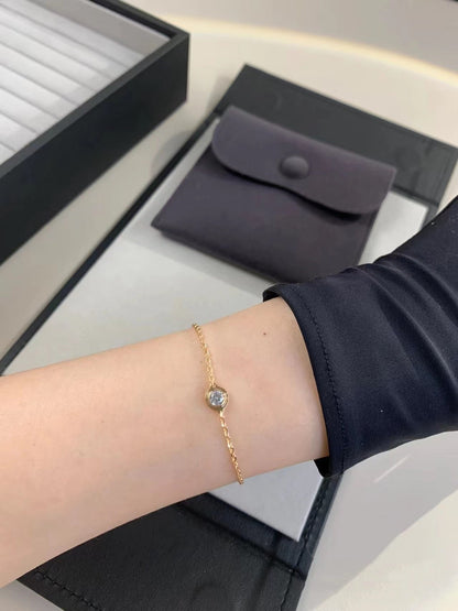 [Noble Aura jewelry]DAMOUR DIAMOND LINK BRACELET