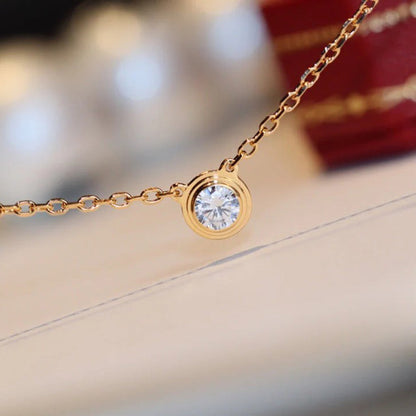 [Noble Aura jewelry]DAMOUR DIAMOND NECKLACE