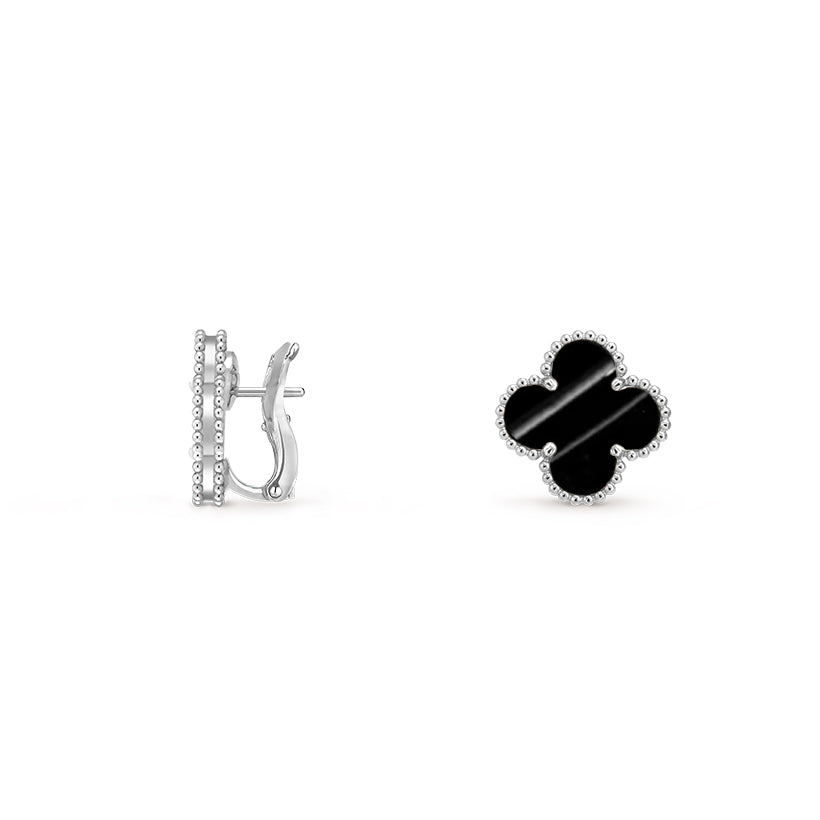 [Noble Aura jewelry]CLOVER SILVER 15MM MOP EARRINGS COLLECTION