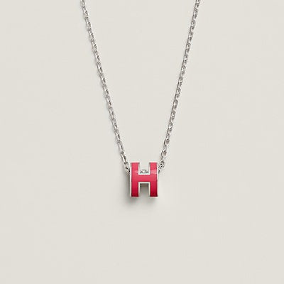 [Noble Aura jewelry]H NECKLACE PINK