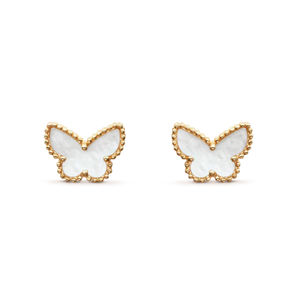 [Noble Aura jewelry]SWEET BUTTERFLY MOP EARSTUDS
