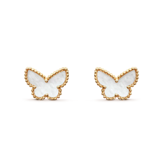 [Noble Aura jewelry]SWEET BUTTERFLY MOP EARSTUDS