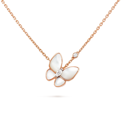 [Noble Aura jewelry]BUTTERFLY MOP DIAMOND NECKLACE