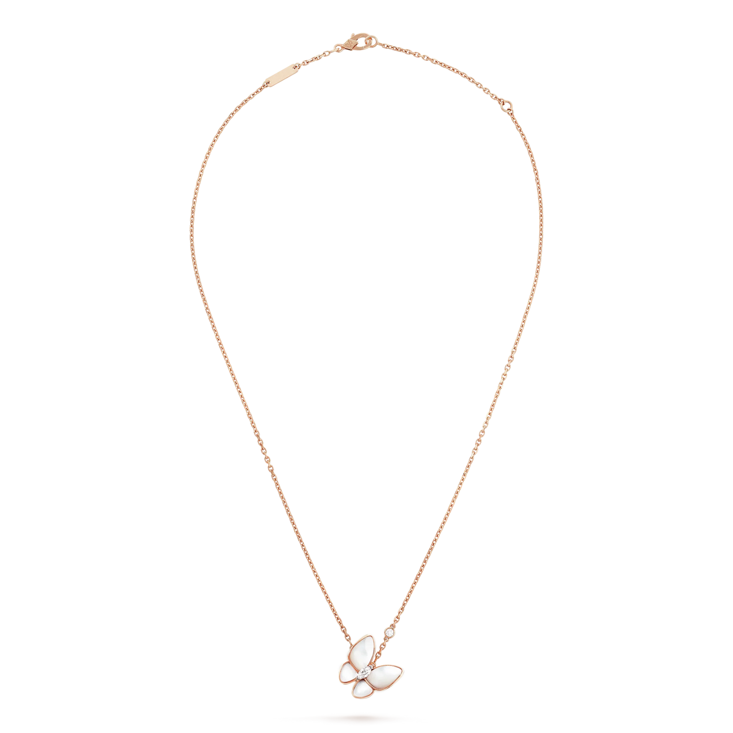[Noble Aura jewelry]BUTTERFLY MOP DIAMOND NECKLACE