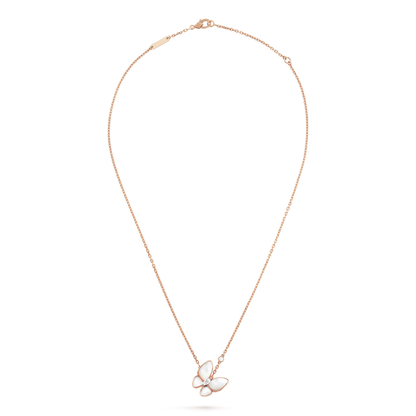 [Noble Aura jewelry]BUTTERFLY MOP DIAMOND NECKLACE