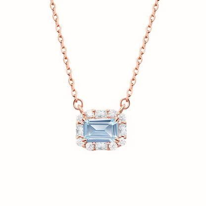 Natural Aquamarine Elsa Necklace