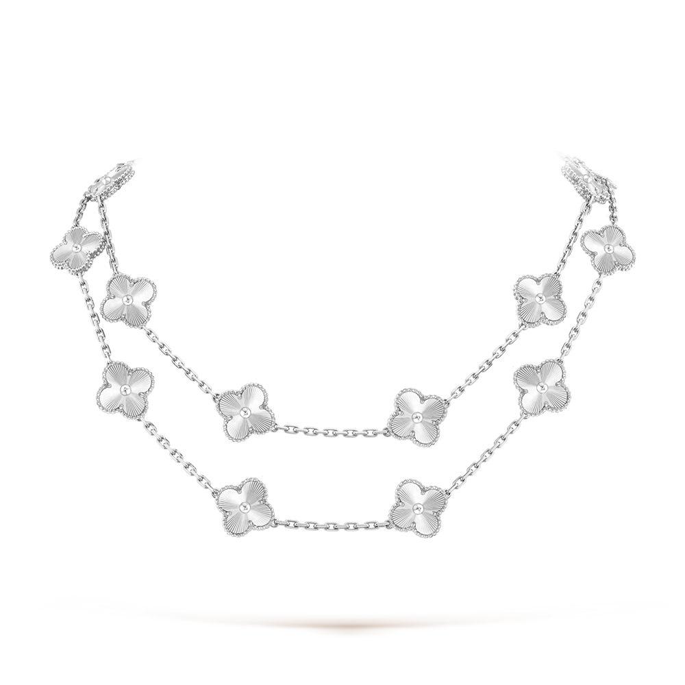 [Noble Aura jewelry]CLOVER 20 MOTIFS  LASER SILVER