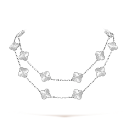 [Noble Aura jewelry]CLOVER 20 MOTIFS  LASER SILVER