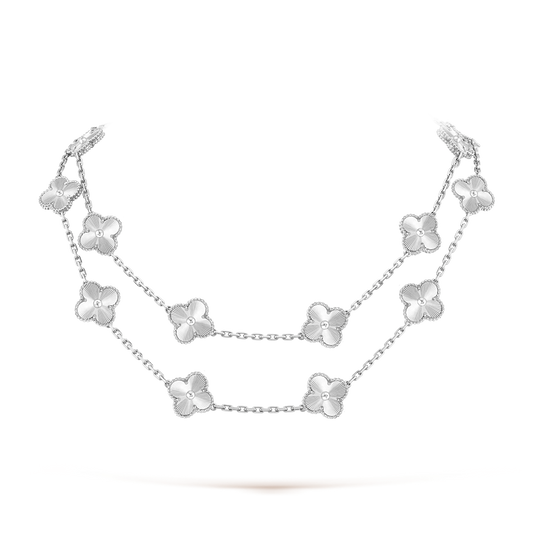 [Noble Aura jewelry]CLOVER 20 MOTIFS  LASER SILVER