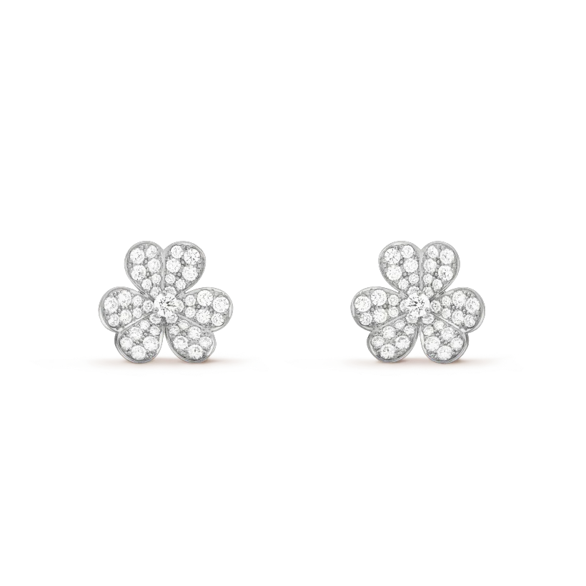 [Noble Aura jewelry]CLOVER COMOS DIAMOND EARRINGS SILVER