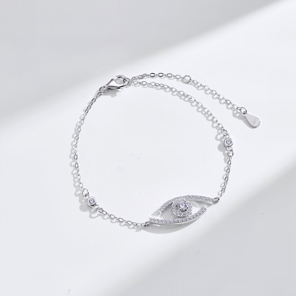 [Noble Aura jewelry]Lucky Eye Pave-Set Diamond Bracelet