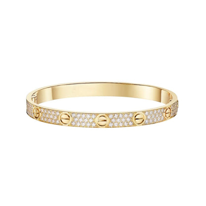 [Noble Aura jewelry]LOVE BRACELET 6.1MM DIAMOND-PAVED