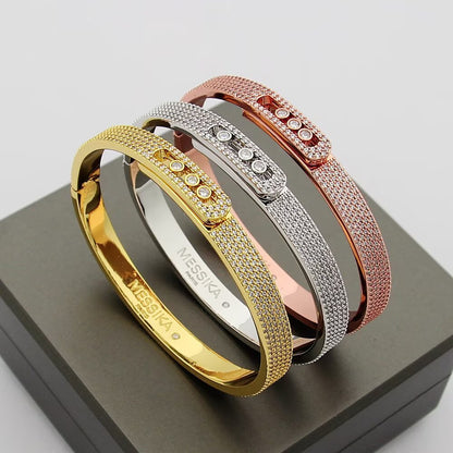 [Noble Aura jewelry]Move Noa Full Pavé Diamond Bangle Bracelet