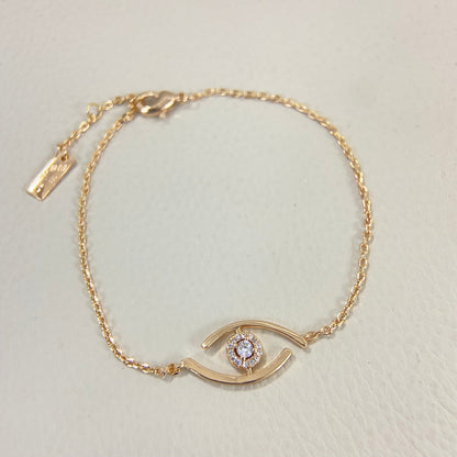 [Noble Aura jewelry]Lucky Eye Pave-Set Diamond Bracelet