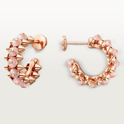 [Noble Aura jewelry]CLASH 7.9MM AGATE CHALCEDONY EARRINGS
