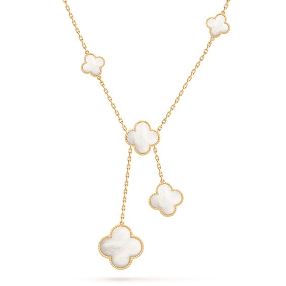 [Noble Aura jewelry]CLOVER MOTHER OF PEARL NECKLACE 6 MOTIF