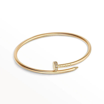 [Noble Aura jewelry] LOVE & JUSTE & Blue Veins Clover 5-Motif Diamond Bracelet Stack Set