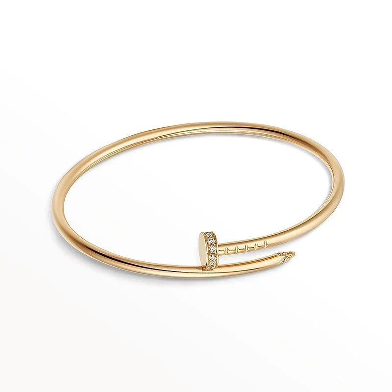 [Noble Aura jewelry] LOVE & JUSTE Baby Move Diamond Bracelet Stack Set