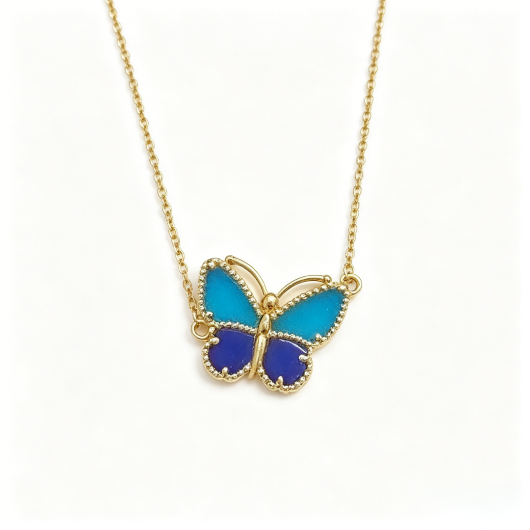 [Noble Aura jewelry]2026 NEW LUCKY BUTTERFLY 1 MOTIFS NECKLACE