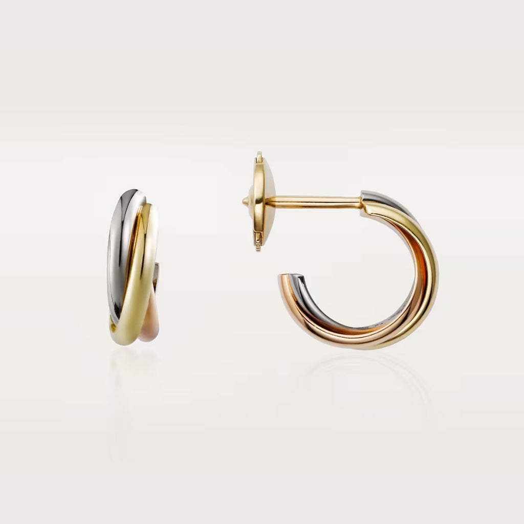 [Noble Aura jewelry]TRINITY ON DIAMOND MINI EARRINGS
