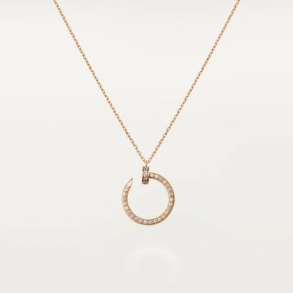 [Noble Aura jewelry]JUSTE NECKLACE PINK GOLD DIAMONDS
