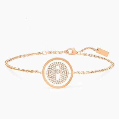 [Noble Aura jewelry]LUCKY MOVE DIAMOND PAVED BRACELET