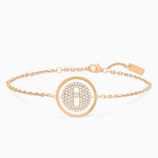 [Noble Aura jewelry]LUCKY MOVE DIAMOND PAVED BRACELET