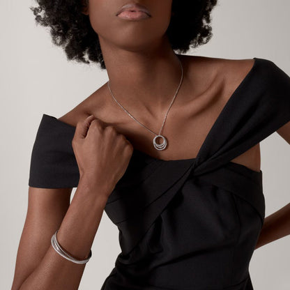 [Noble Aura jewelry]ETINCELLE  FULL DIAMOND NECKLACE